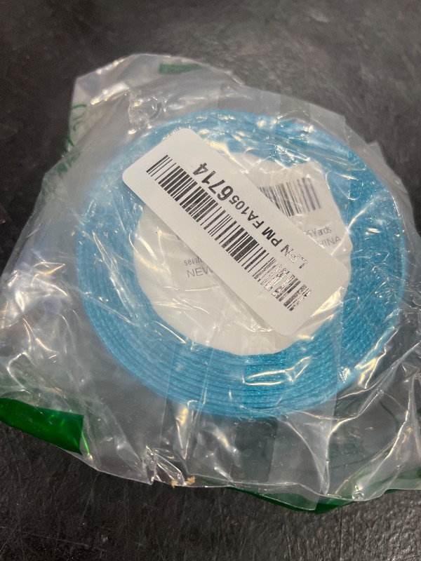 Photo 1 of 1-1/2 Inch Turquoise Soild Satin Ribbon Single Faced Teal Fabric Ribbons for Gift Wrapping Sewing Wreath DIY Bows Floral Decoration Card Invitation, 25 Yards