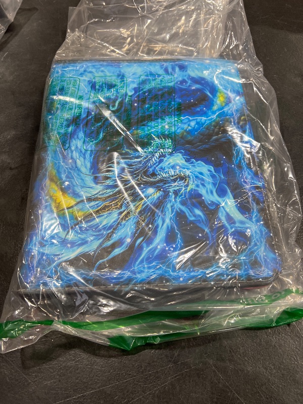 Photo 1 of 1008 Card Binder 9 Pocket, 3-Ring Trading Card Binder with 56 Page Removable Sleeves, High Storage Waterproof Trading Card Holder Collection Card Album Carrying Organizer Case for MTG TCG Cards -Fire