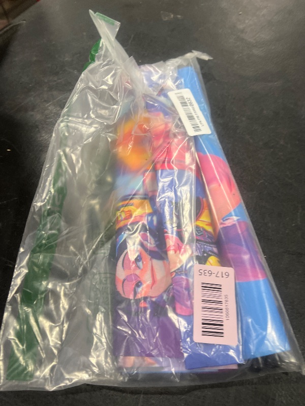 Photo 1 of 2Pcs Demon Movie Hunters Birthday party Porch Sign Door Hanging Banner Birthday Party Supplies for Wall Decorations