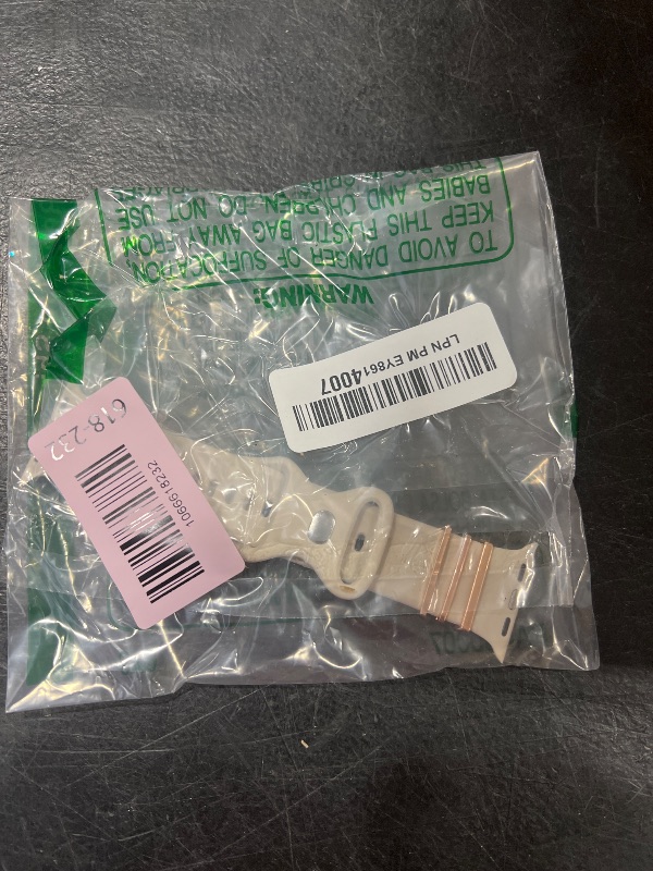 Photo 1 of Band Compatible with Apple Watch Bands for Women 38mm 40mm 41mm 42mm, Fashion Lightweight Replacement Strap for iWatch Series 11 10 9 8 7 6 5 4 3 2 SE Ultra, Colorful Ivory White