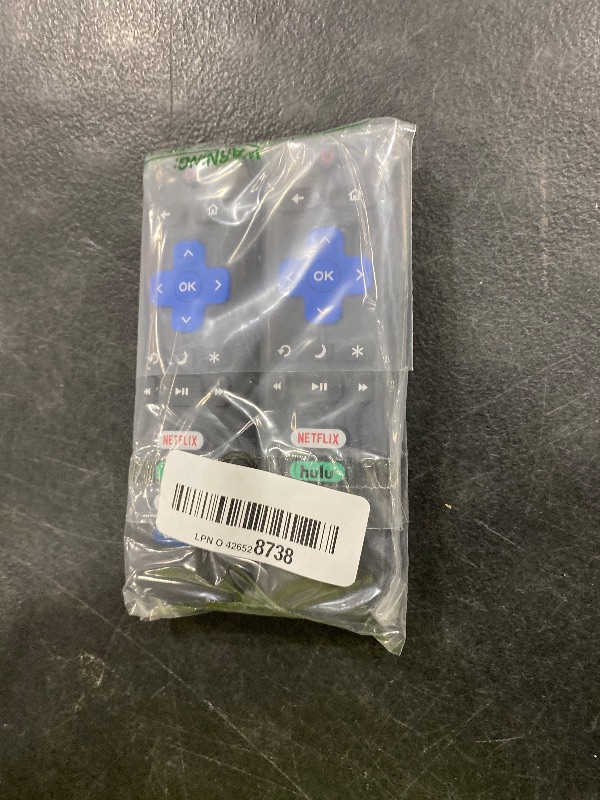 Photo 1 of (Pack of 2) Replacement Remote Control Only for Roku TV, Compatible for TCL Roku/Hisense Roku/Onn Roku/Sharp Roku/Element Roku/Westinghouse Roku/Philips Roku Smart TVs (Not for Roku Stick and Box)