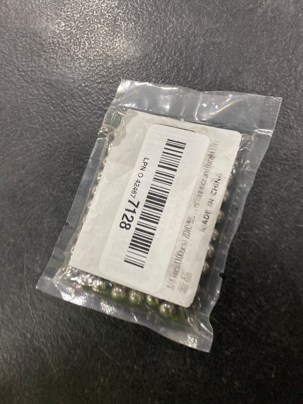 Photo 1 of 1/4 inch(100pcs) Chrome Steel Bearing Balls - G25 Precision Bearing Steel Ball - Outstanding Performance and Durability