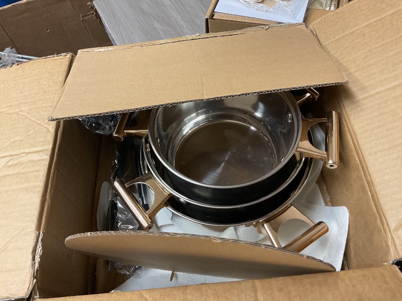View 1 of *INCOMPLETE** Rose Gold Frying Pan, 10.2 inches (26 cm), Stainless Steel, 3-Layer Bottom Construction, Induction Safe, Dishwasher Safe