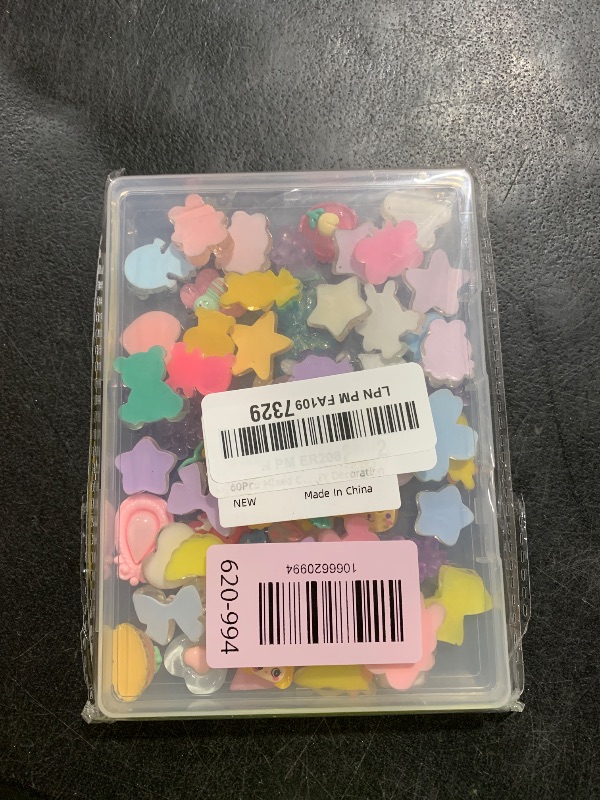 Photo 1 of 60Pcs Mixed Colors Slime Charms Assorted Cute Jelly Embellishments Bulk, Random Kawaii Accessories, Flatback Ornament Resin Charms for Phone Junk Cases,Hairpins Scrapbooking Crafting & DIY Decoration