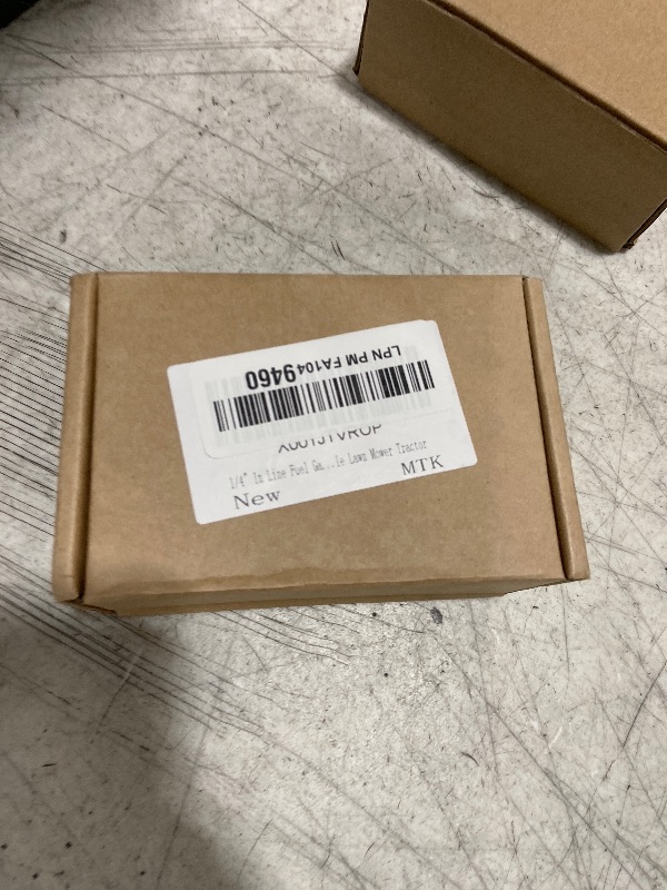 Photo 1 of 1/4" in Line Fuel Gas Filters Shut Cut Off Valves Clamps for Briggs & Stratton 493960 494768 698183 Maico Ossa Trial Bultaco for Yamaha Motorcycle Lawn Mower Tractor