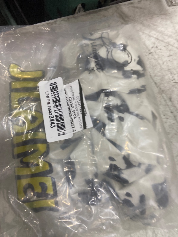 Photo 1 of 100 PCS Cow Print Balloons, 2 Pcs Big Cow Balloons 12 inch Cow Balloon Children's Party Cowboy Theme Birthday Party Girl's First Birthday Granary Farm Animal Theme Party Decorative Supplies