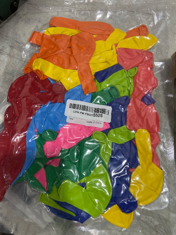 Photo 1 of 100 PCS Balloons, 12 Inch Assorted Colors Balloon & 10 Kinds of Color Balloons, Latex Balloon Bulk for Birthday, Baby Shower, Wedding, Family Party.