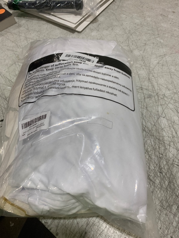 Photo 1 of 10 ft x 10 ft Wrinkle Free White Backdrop Curtains for Wedding Parties, Polyester Photography Backdrop Drapes for Birthday Parties Stage Backdrop Stand, 2 Panels 5x10FT Background Curtains