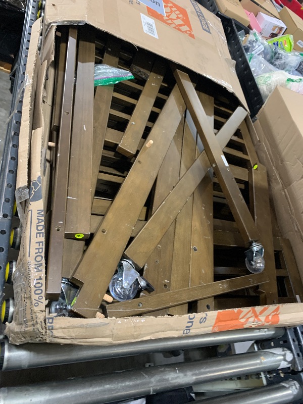 Photo 1 of [SOLD FOR PARTS] babyletto Rolli 9-in-1 Convertible Baby Crib w/Wheels - Includes Conversion Kits for Bassinet, Standard Crib, Toddler Bed, Daybed & Junior Bed - GREENGUARD Gold - 3 Adjustable Heights, Natural Walnut