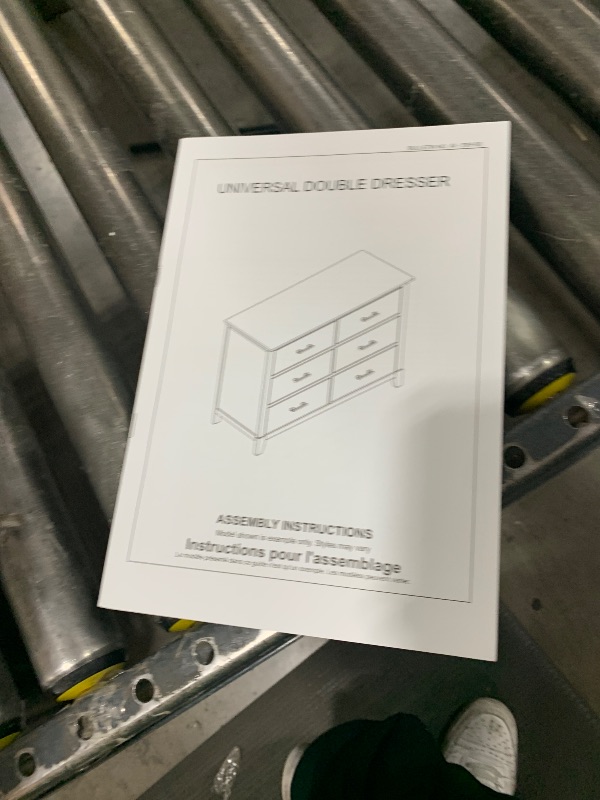 Photo 1 of [BOX 1 OF 2] [INCOMPLETE SET] Dream On Me Cleo Double Dresser in White