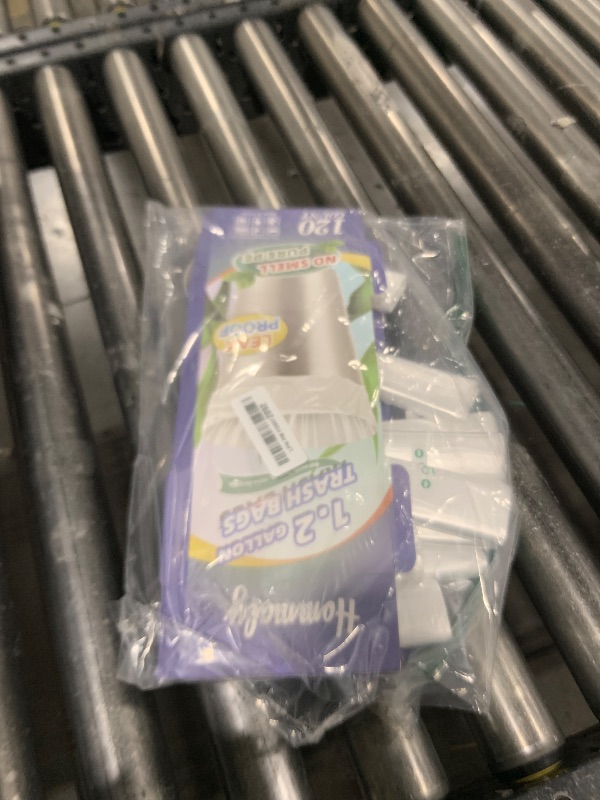 Photo 1 of 1.2 Gallon 120 pcs(1-1.2 Gal) Small Clear Trash Bags, Strong 1 Gallon 1.2 Gallon 1.3 Gallon Garbage Bags, Bathroom Trash Can Bin Liners,Mini Bags Waste Basket Liner,Fit 5 Liter, 1-1.2 Gal (1.2C120)