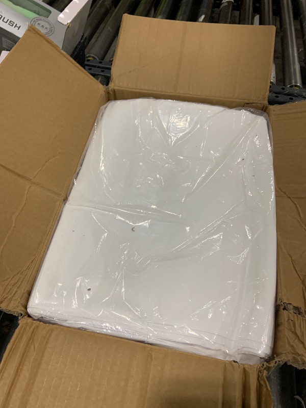 Photo 1 of 10 Pack White Round Tablecloths, 120 Inch Stain Resistant and Wrinkle Polyester Fabric Washable Table Clothes Cover for Kitchen Dining, Wedding, Reception Banquet, Birthday Party, Buffet Restaurant