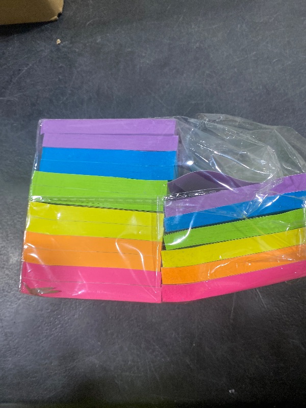 Photo 1 of (24 Pack) Sticky Notes 3x3 in Post Bright Stickies Colorful Super Sticking Power Memo Pads, Strong Adhesive, 74 Sheets/pad