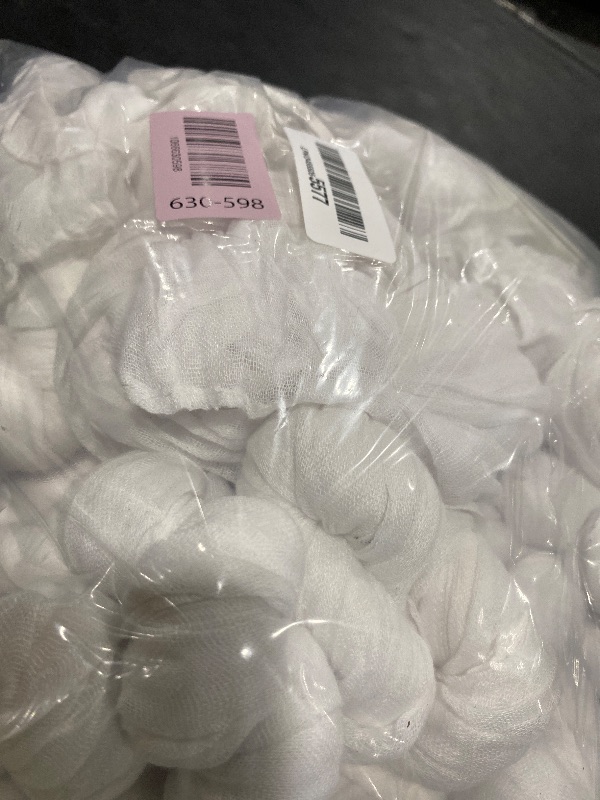 Photo 1 of 12 Pack Cheesecloth Table Runner, Runner Gauze Boho Wedding Decor Romantic Table Runner for Wedding Birthday Party(35" x 118") (White)