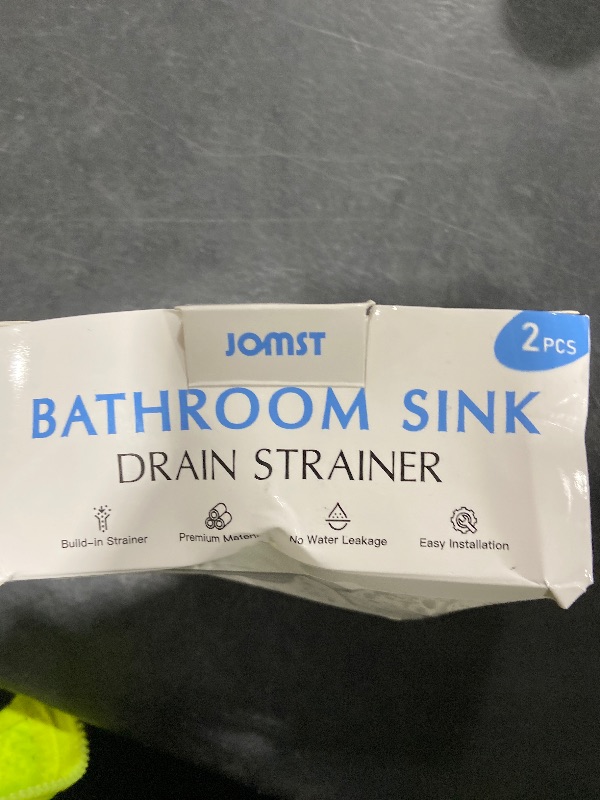 Photo 1 of (2 Pc) All Metal Bathroom Sink Stopper Fit 99% - 3 in 1 Universal Pop Up Sink Stopper with Removable Stainless Steel Filter Basket Hair Catcher - for 1.1'' to 2.36'' Basin - Brass Core, 7000+ Tested