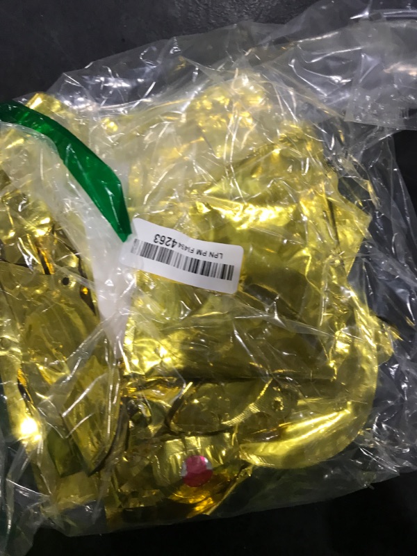 Photo 1 of [20 Pcs] 16" Gold Foil Number Balloons (2 sets of 0-9) - Mylar Aluminum Hanging Decorations for Graduation, Birthday, Christmas & New Year's Eve Parties