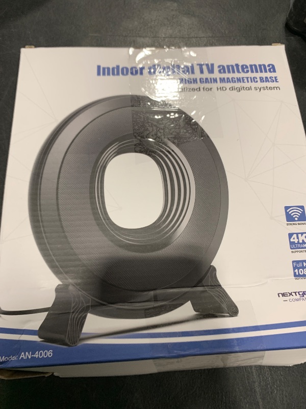 Photo 1 of 2025 TV Antenna Indoor for Local Channels, Antenna for Smart TV 360° Reception,Digital Antenna for Long Range Reception and All Smart/Old TVs, Supports 4K 1080P HD VHF UHF