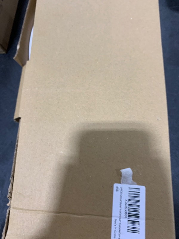 Photo 1 of 3-Pack Ghost Solar Powered Halloween Decorations Outdoor, Auto On/Off, Solar Halloween Lights for Garden Pathway Porch Yard Walkway Lawn Party Decor, 8 Modes & Waterproof Outdoor Halloween Decorations