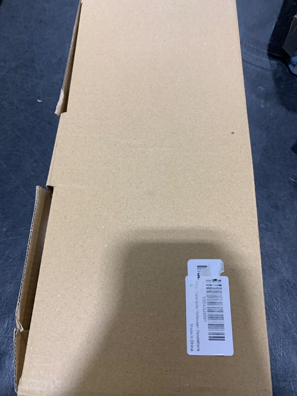 Photo 1 of 3-Pack Ghost Solar Powered Halloween Decorations Outdoor, Auto On/Off, Solar Halloween Lights for Garden Pathway Porch Yard Walkway Lawn Party Decor, 8 Modes & Waterproof Outdoor Halloween Decorations