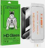 Photo 1 of [2+2 Pack] Hionly for iPhone 16 HD Screen Protector with Camera Lens Protector,Sensor Protection,Case Friendly Tempered Glass Film[9H Hardness] [Bubble Free] [Easy Install]
