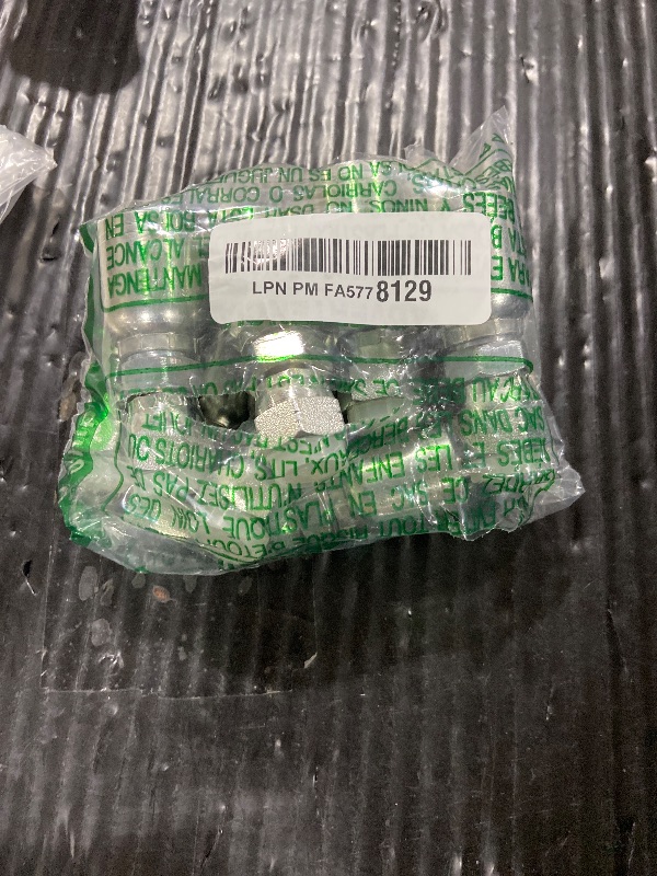 Photo 1 of (10-PCS) L-MP-06-06 3/8'' ID Hose x 3/8''NPT Male Hydraulic Hose End Crimp Fitting Hydraulic Hose Fitting