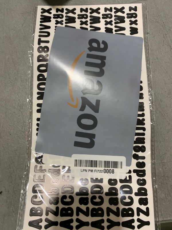 Photo 1 of 10 Sheet Small Letter Stickers, 1/2 Inch Self Adhesive Alphabet Stickers, Cute Vinyl Letter Stickers for Arts Crafts Outdoor Sign Poster Windows Doors Mailboxes Car Truck - Black