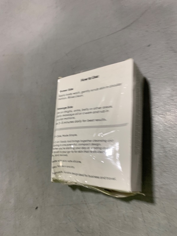 Photo 1 of 2 in 1 Silicone Body Scrubber, Anti Cellulite Massage Scrubber, Exfoliating Shower Brush for Men & Women, Removes Dead Skin, Reduces Cellulite, Improves Circulation, Fast Dry, Non Slip (1PC, Black)