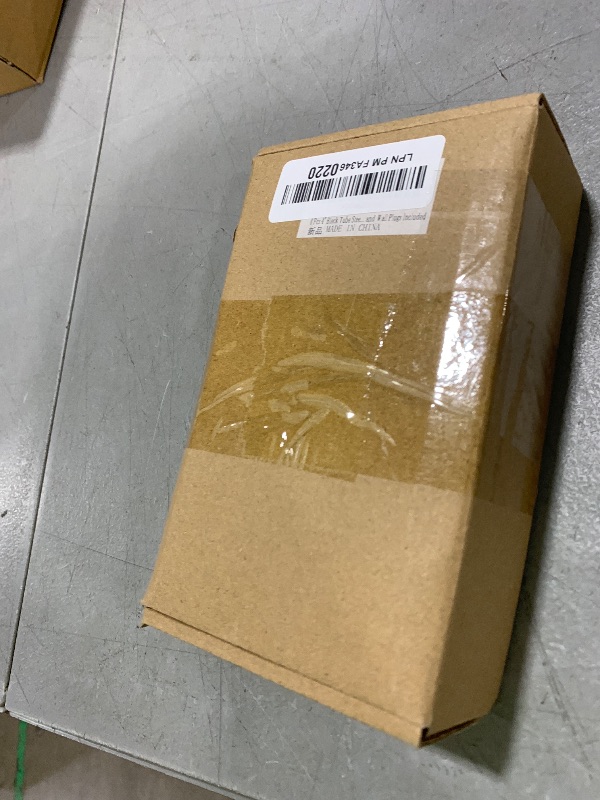 Photo 1 of 8 Pcs 4" Black Steel Floating Shelf Bracket Blind Shelf Supports - Hidden Brackets for Floating Wood Shelves - Concealed Blind Shelf Support – Screws and Wall Plugs Included