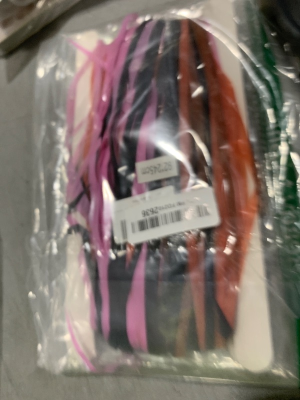 Photo 1 of 2 Packs 3.3ft x 6.6ft Orange Purple Black Metallic Tinsel Foil Fringe Curtains Photo Booth Props for Halloween Birthday Bridal Shower Baby Shower Bachelorette Holiday Celebration Party Decorations