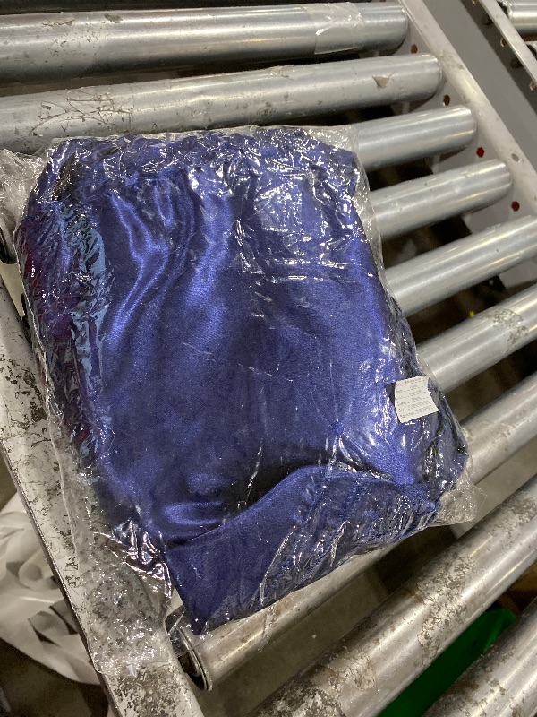 Photo 1 of 10-Pack Navy Blue 12 x 108 inches Long Premium Satin Table Runner for Wedding, Decorations for Birthday Parties, Banquets, Graduations, Engagements, Table Runners fit Rectange and Round Table