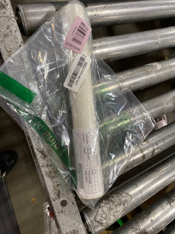 Photo 1 of ?TORC White Silver Glitter HTV Heat Transfer Vinyl HTV Rolls, 12" x 6 ft Iron on Vinyl for T Shirts White Glitter HTV Vinyl for All Cutter Machines Easy to Cut & Weed for Heat Vinyl Design 1 Roll