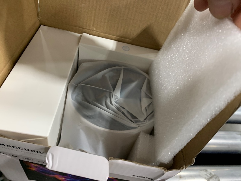 Photo 1 of ?Electric Focus?Magcubic Mini Projector 4K Support, Portable Projector with WiFi 6 and Bluetooth 5.4, Smart Proyector, 5W Soundbase Speaker, 180°Rotation for Home Theater