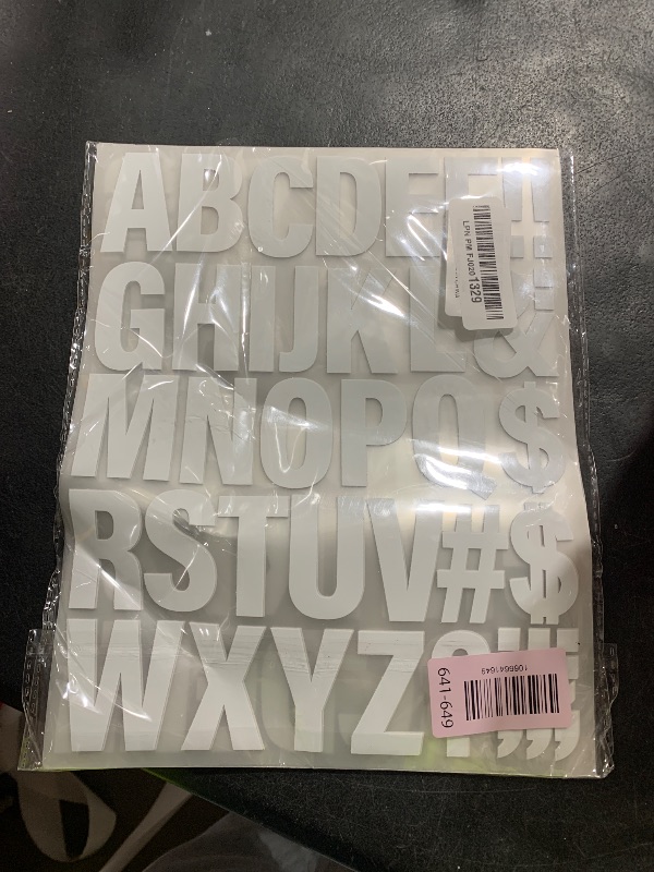 Photo 1 of 10 Sheets 440 Pieces Iron on Letters for Clothing, 2 Inch Heat Transfer Letters, White Iron on Vinyl Letters with A-Z PU Alphabets Sticker for Fabric, Jersey T-Shirt Printing DIY Craft