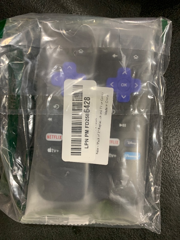 Photo 1 of ?Pack of 2? Replacement Remote for Roku Box,for Roku Express,for Roku Premiere,for Roku Player,for Roku1/2/3/4,(NOT for Stick and TV or Game)