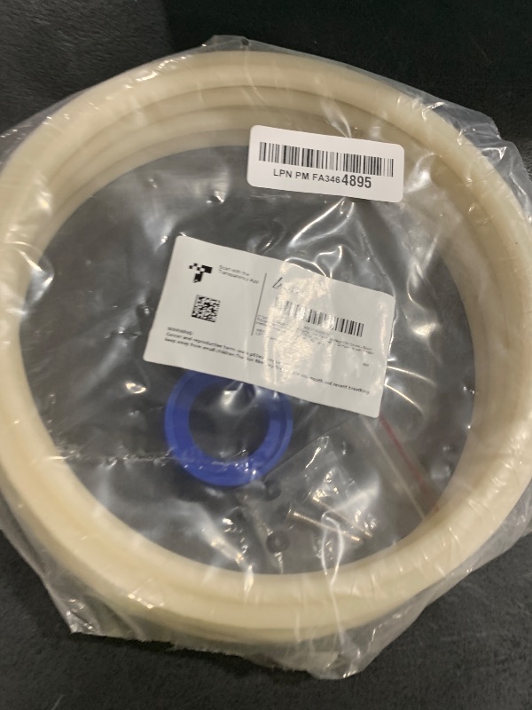 Photo 1 of (1 Set) 8 3/8" Pool Light Lens Gasket and Stainless Pilot Screw - Exact Replacements for Pentair 79101600Z and 79104800 - Compatible with Pentair IntelliBrite, AmerLite, and SAM Amerlite Lights