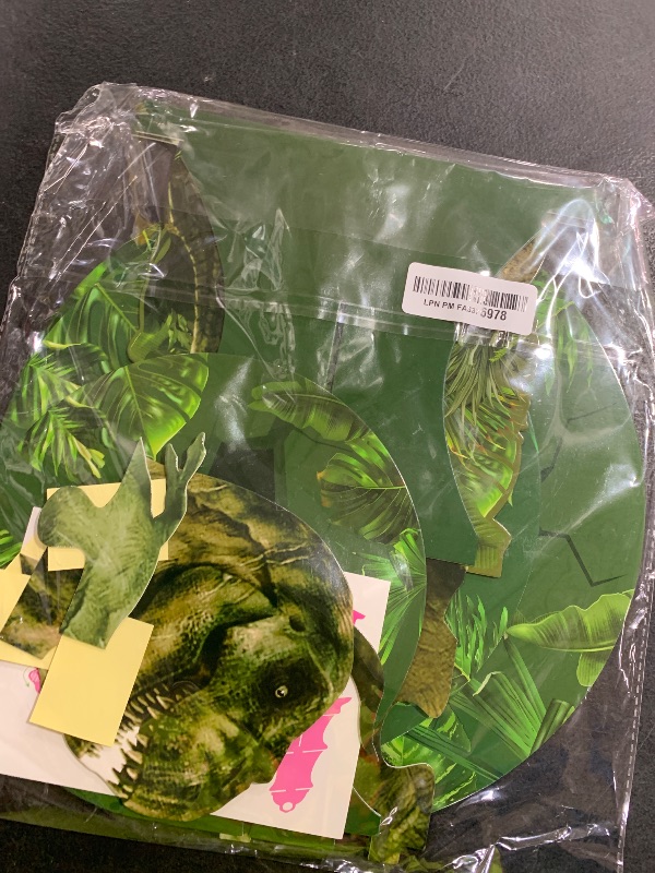 Photo 1 of 3 Tier Dinosaur Cupcake Stand Party Decorations Dinosaur Theme Cupcake Holder Decorations Dino Dessert Tower for Kids Dino Jungle Theme Party Birthday Supplies(Realistic)