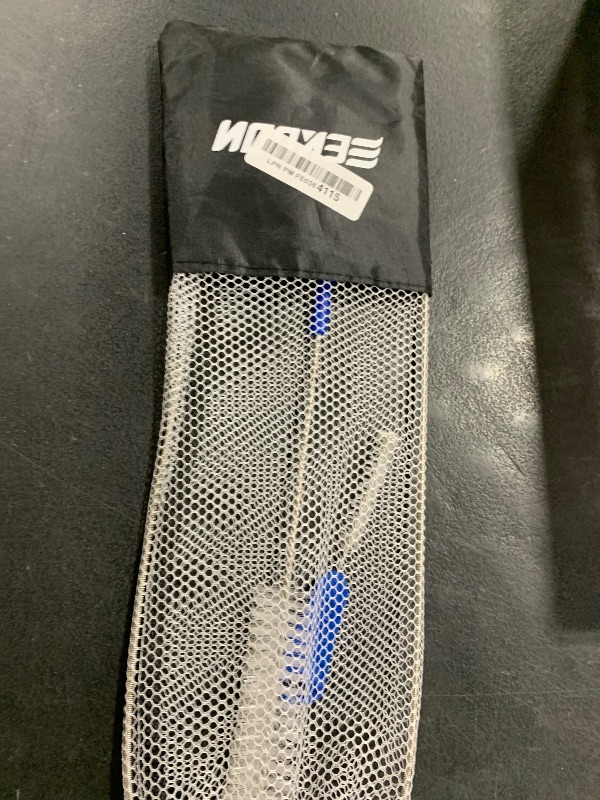 Photo 1 of 4 Pcs Set Reservoirs Backpack Accessories Hydration Bladder Cleaning Kit with Flexible Long Brush for Hose, Small Bite Valve and Big Brush, Drying Collapsible Bladder Frame, Carrying Pouch (Blue)