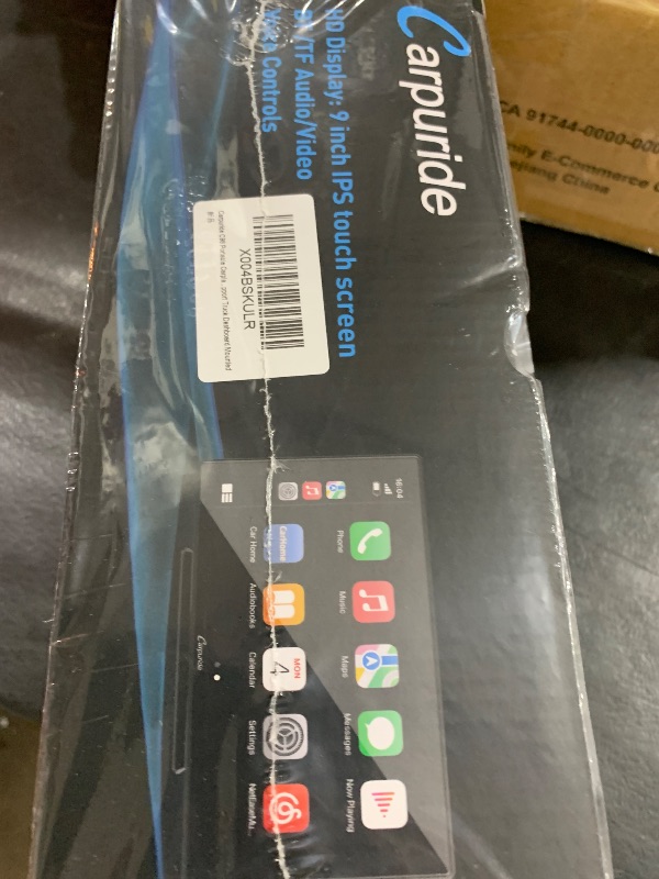 Photo 1 of 2025 CARPURIDE 9 Inch Car Play Screen for Car, Compatible with Wireless/Wired Apple CarPlay, Android Auto and Mirror Link - Bluetooth Audio, Navigation,Siri, FM, AUX