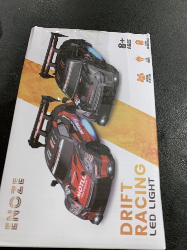 Photo 1 of 1:24 Scale RC Drift Car,4WD 2.4GHz High Speed Racing Hobby Sport Toy Car Vehicle with LED Lights,Racing and Drift Wheels for Adult Boys Girls Kids Gift (8602-White)