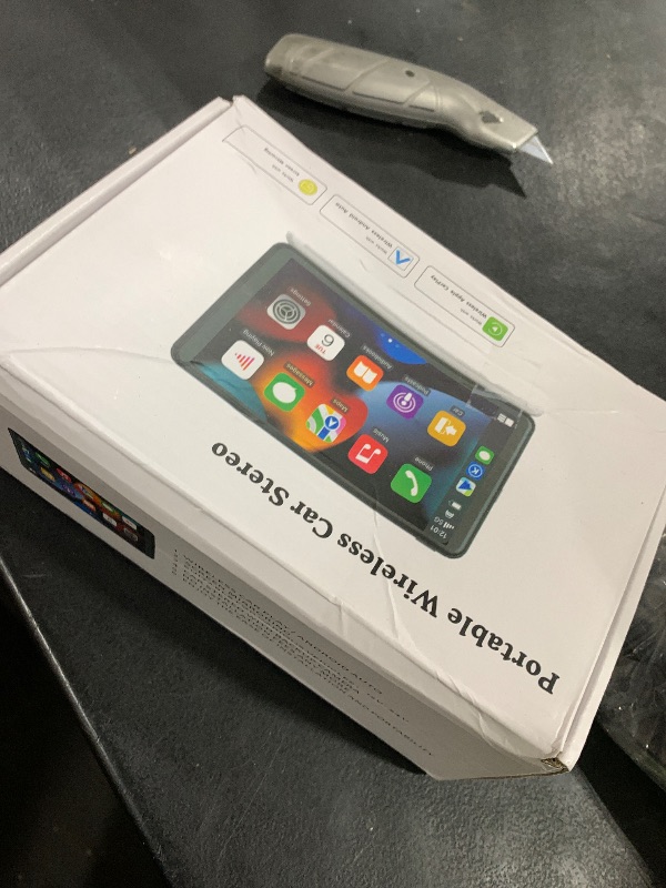 Photo 1 of ?Hieha? 2025 Wireless Portable Carplay and Android Auto, Carplay Screen for Car with Mirror Link/AUX/FM,7" Touchscreen Bluetooth 5.0, Marine Stereos for All Vehicles