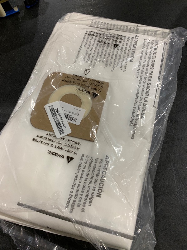 Photo 1 of 10 Pack CMXZVBE38749 Vacuum Dust Bags Compatible with CRAFTSMAN 16-20 Gallon Wet/Dry Shop Vac, Vac Bags Replacement for Ridgid 16 Gal Shop Vacuum, Part# 38749