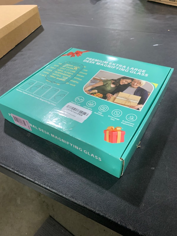 Photo 1 of 10X 30X Extra Large Magnifying Glass with Light and Stand,7-inch Lighted Magnifier,5 Color Modes Stepless Dimmable,Rectangle Hands-Free Magnifying Glass Desk Lamp for Reading Craft Hobby Close Work