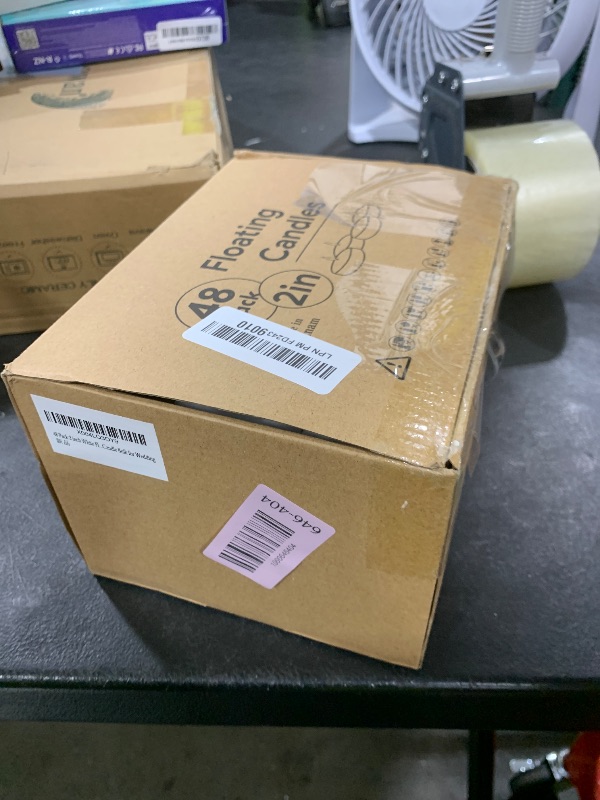 Photo 1 of 48 Pack 2 inch White Floating Candles Unscented Floating Candle for Centerpieces 5-6 Hours Burning 2” Floating Candle Bulk for Wedding Christmas