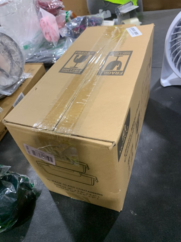 Photo 1 of [10-Pack] Glass Meal Prep Containers with Lids, MCIRCO Food Storage Containers with Snap Locking Lids, Airtight Lunch Containers, Microwave, Oven, Freezer and Dishwasher