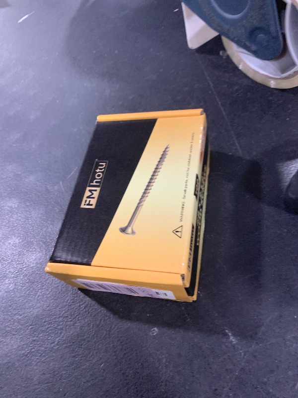 Photo 1 of #8 x2-1/2 Deck Screws, 100Pcs Star Drive Wood Screws, Rust Resistant Timber Screws for Timber/Log/Landscaping Wood, T20 Star Bit Included, Gold