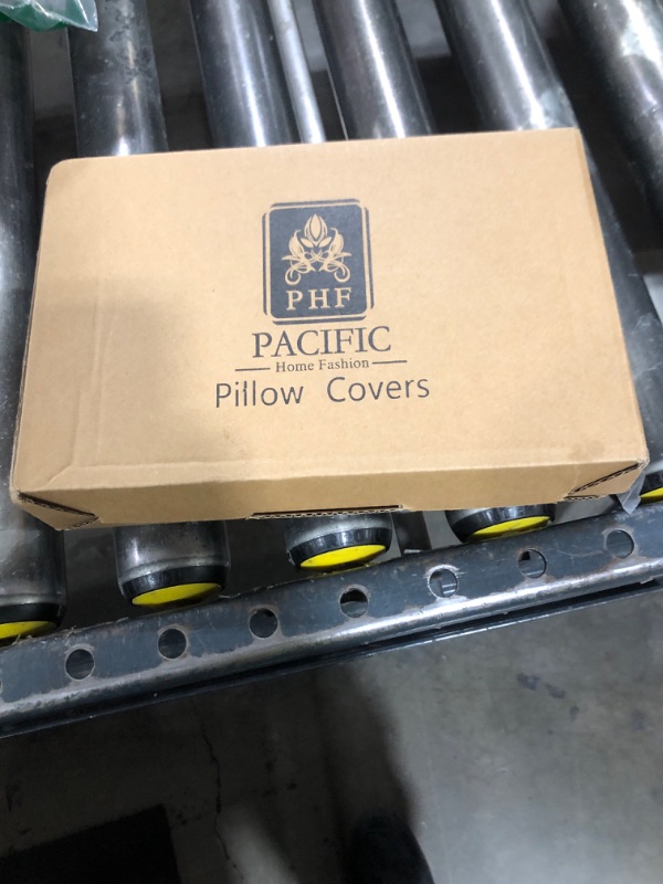 Photo 1 of 100% Washed Cotton Euro Shams with Ruffle, 2 Pack 26" x 26" Cotton Euro Sham Pillow Covers, No Insert, Ultra Soft Decorative Farmhouse Bedding for Bed Sofa, Cannoli Cream