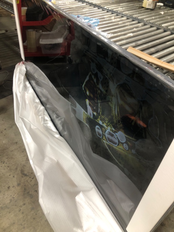 Photo 1 of CRACKED SCREEN--- PARTS ONLY ------------------------------------------------------TCL 85-Inch Class QM6K Series QD-Mini LED 4K UHD Google Smart TV Best Value Mini-LED TV - QLED, 144hz, 288hz Gaming Rate, High Contrast Screen, Onkyo Audio, Dolby Atmos (85