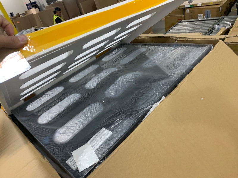 Photo 1 of *DAMAGE** FRIGIDAIRE EFRF5003-BLACK Chest Deep Freezer-Garage-Ready, 5.0 Cu. Ft. Capacity, Black-Adjustable Thermostat-Removable Vinyl Coated Wire Basket-Easy Defrost Drain