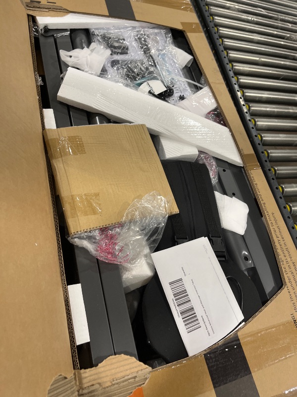 Photo 1 of *INCOMPLETE, SOLD FOR PARTS** INNOVA HEALTH AND FITNESS ITM5900 Advanced Heat and Massage Inversion Table, Gray/Black