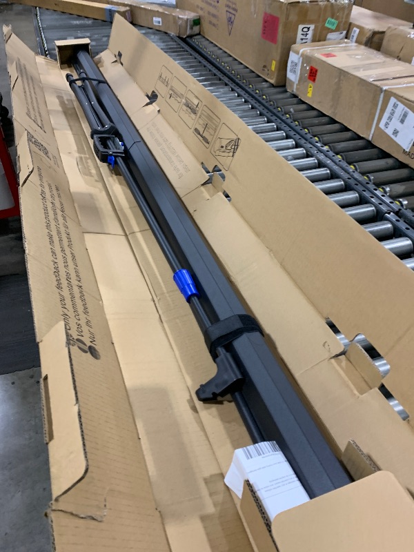 Photo 1 of 100 Inch Indoor and Outdoor Projector Screen with Stand for Movies or Presentations - HD Premium 16:9 Folding Free Tripod Screen with Carry Bag and Straps, Matte